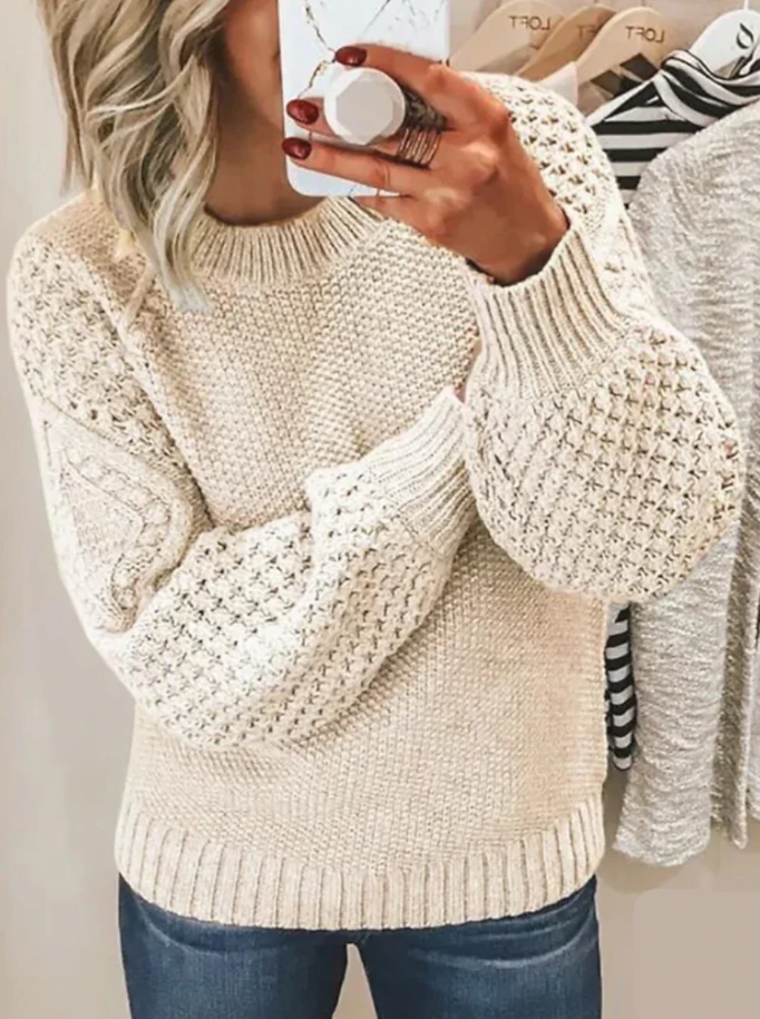 Daisy | ribbed casual sweater