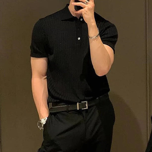 Thor | Classic Men's Polo Shirt with Vintage Stripes