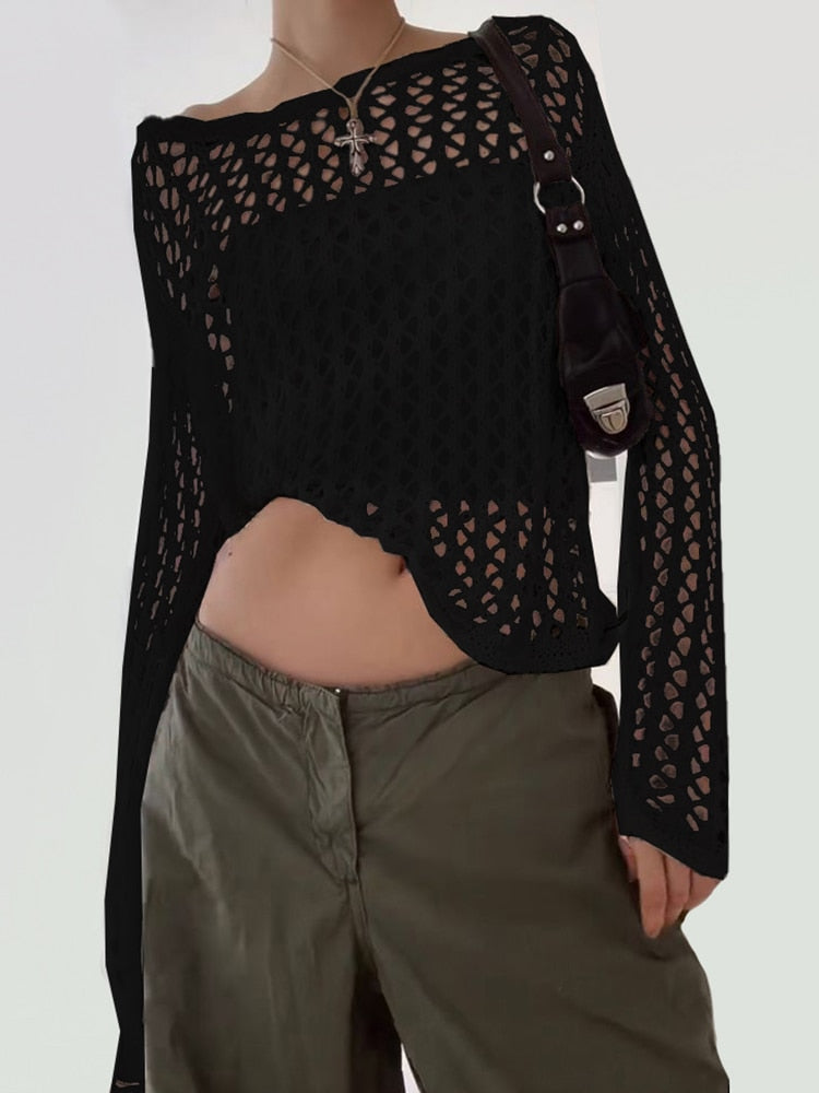 Abriana | Open Knit Sweater for Women