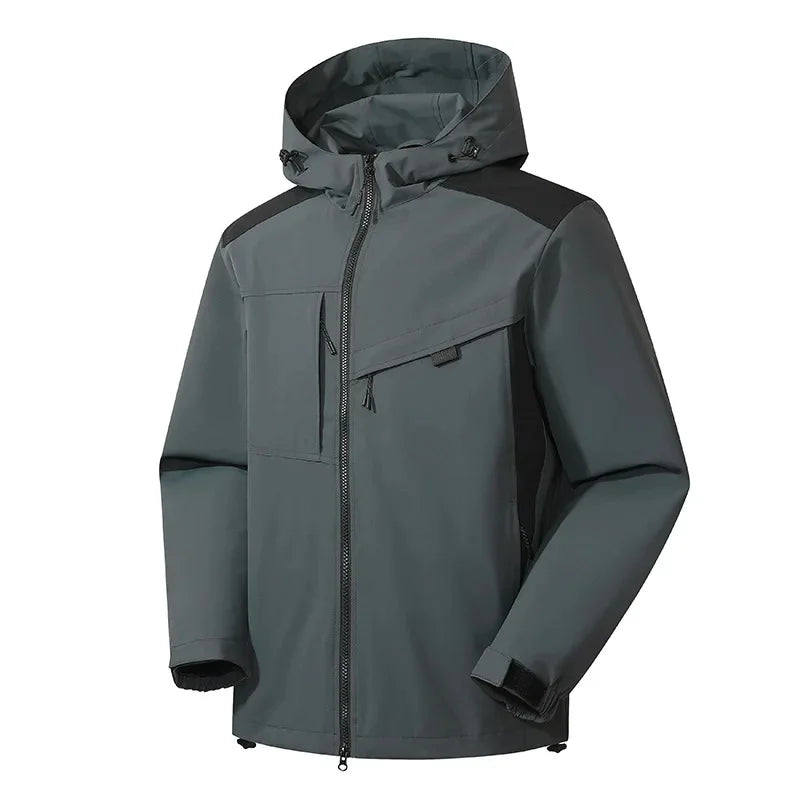 Casual hooded ski jacket for men