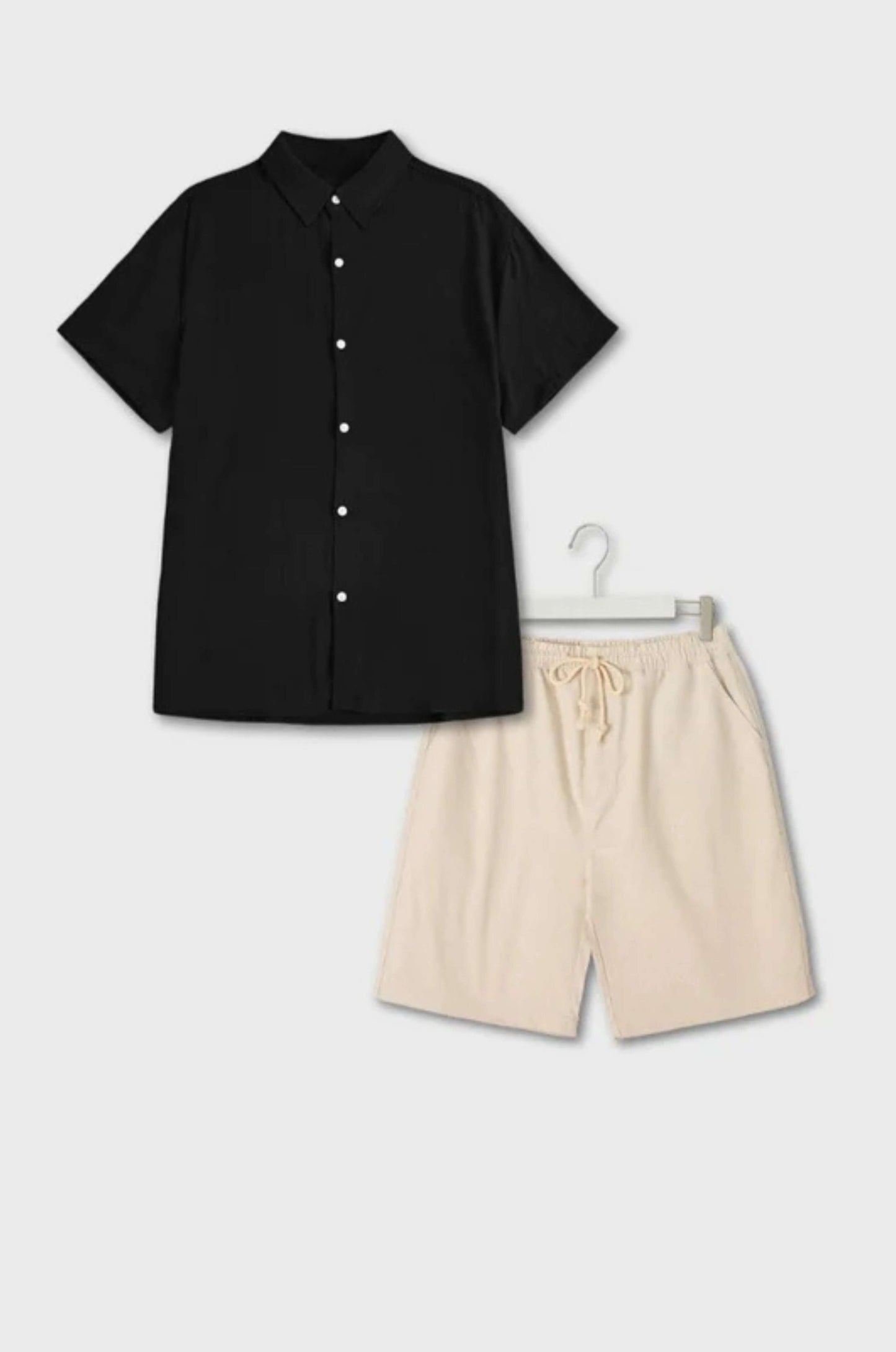 Beach set made of linen and cotton