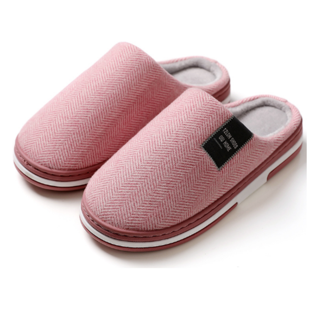 Women’s Warm Slip-On Slippers | Winter