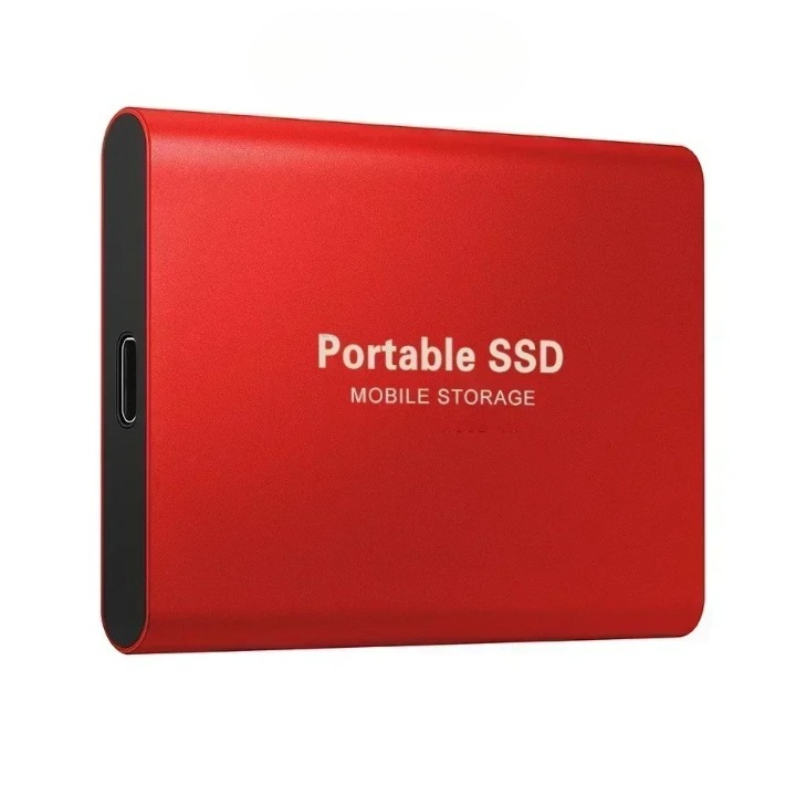 High capacity portable SSD of 128 TB with USB-C