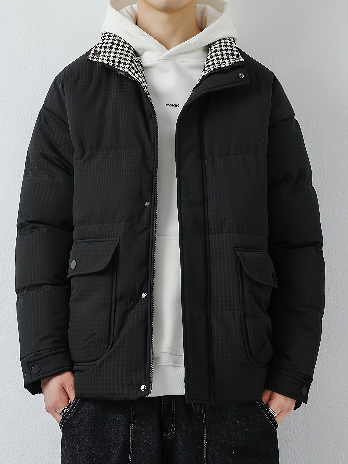 Watted elegant puffer jacket
