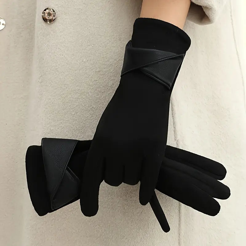 Warm winter gloves for women