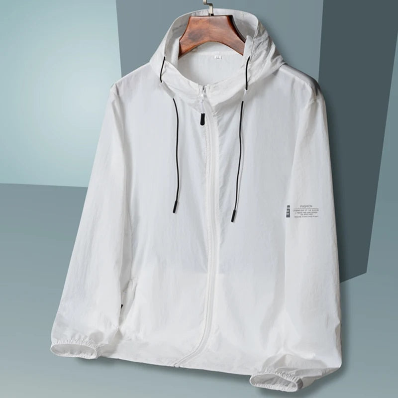 Waterproof men's windbreaker jacket