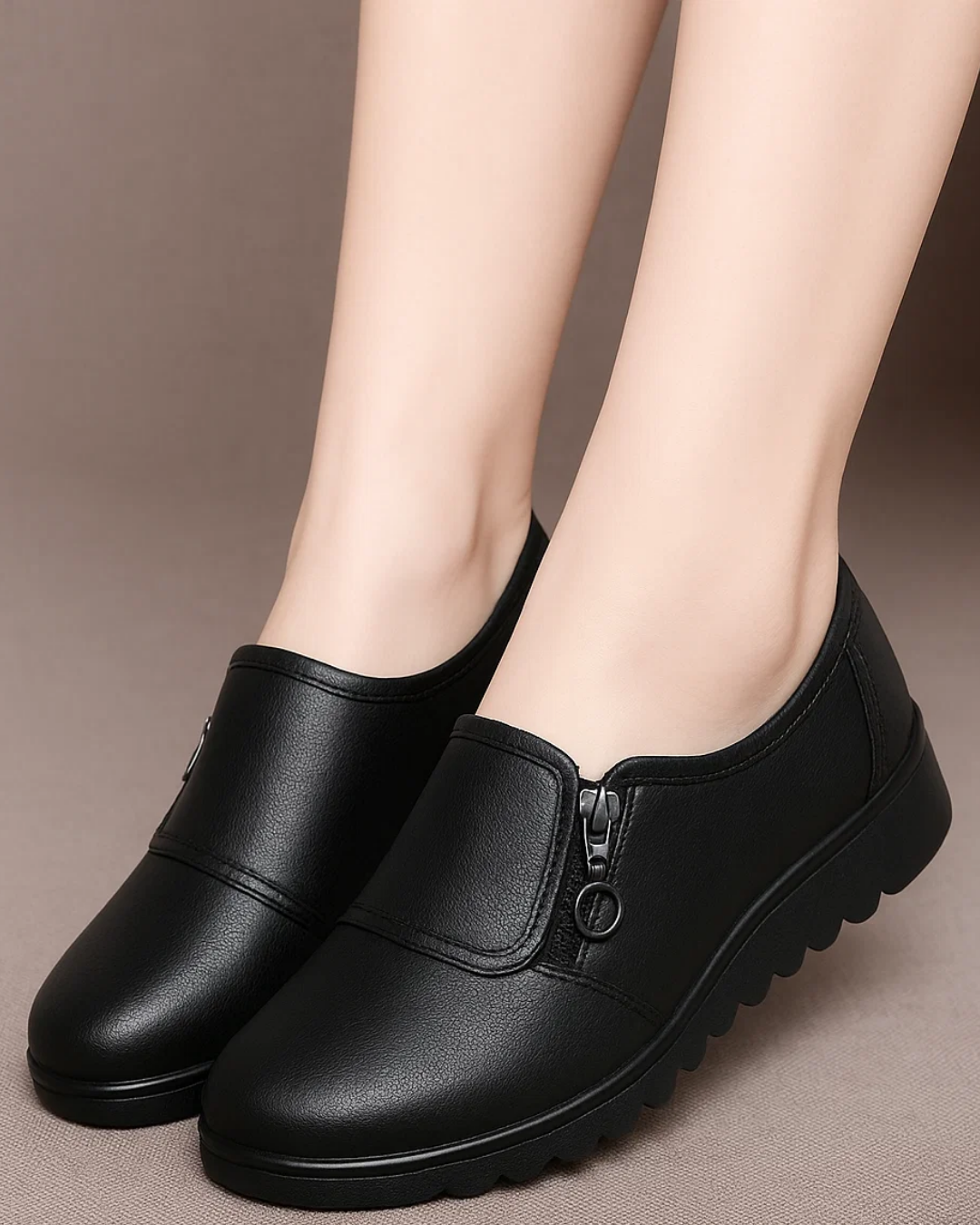 Women's Casual Shoes With Zip Fastening