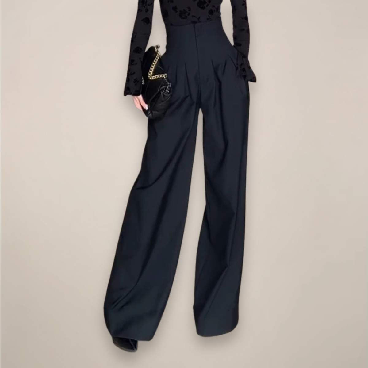 Women’s Work Trousers | High-Waisted Wide Leg