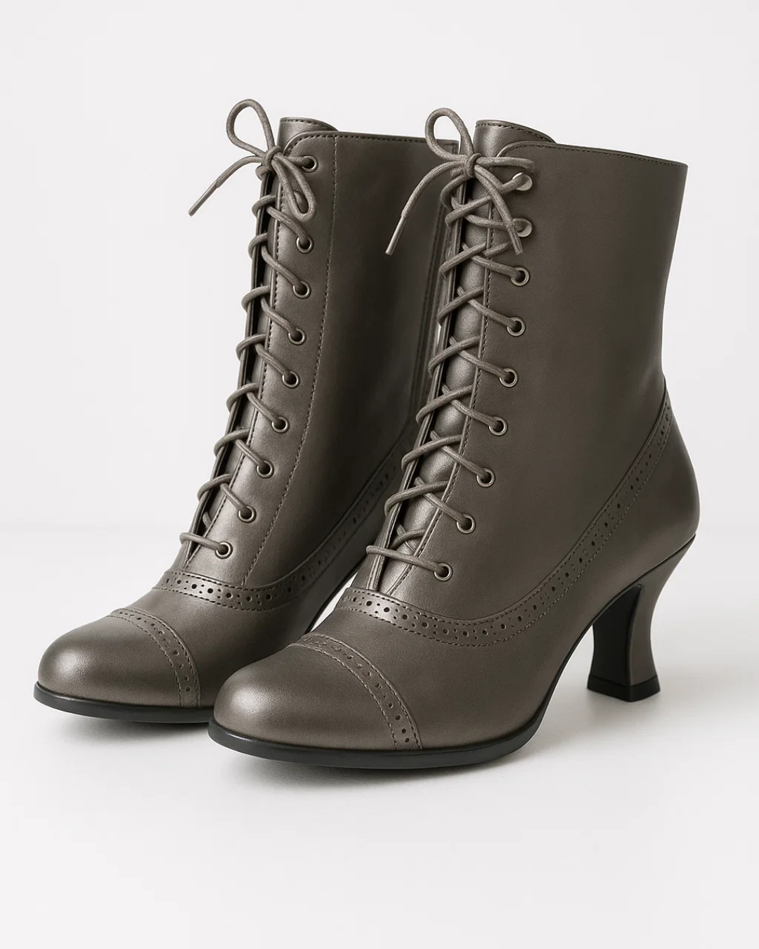 Women's Retro Lace-Up Ankle Boots