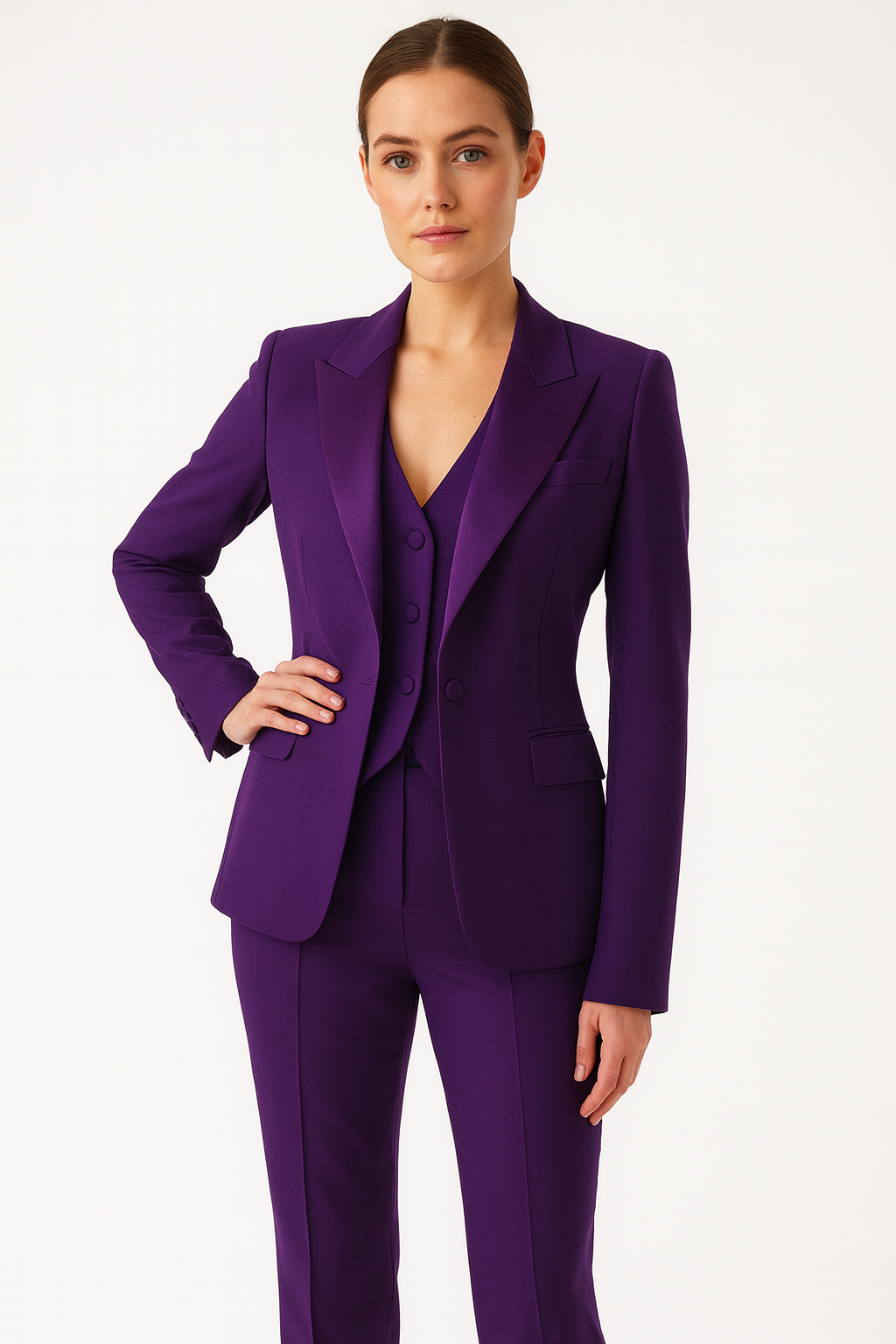 Women's Tailored Three-Piece Suit | Stylish Set