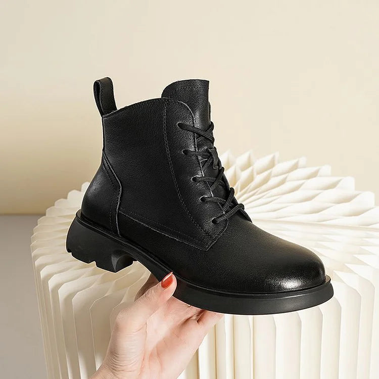 Vellano™ | Women’s British Style Boots – Warm & Non-Slip