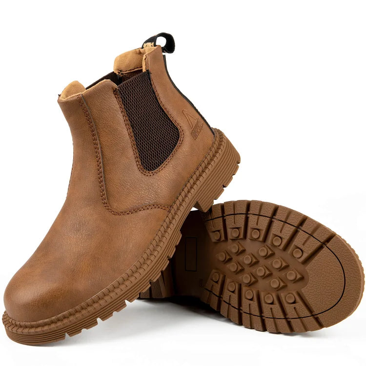 Guard™ | Men’s Waterproof Slip-On Steel Toe Boots