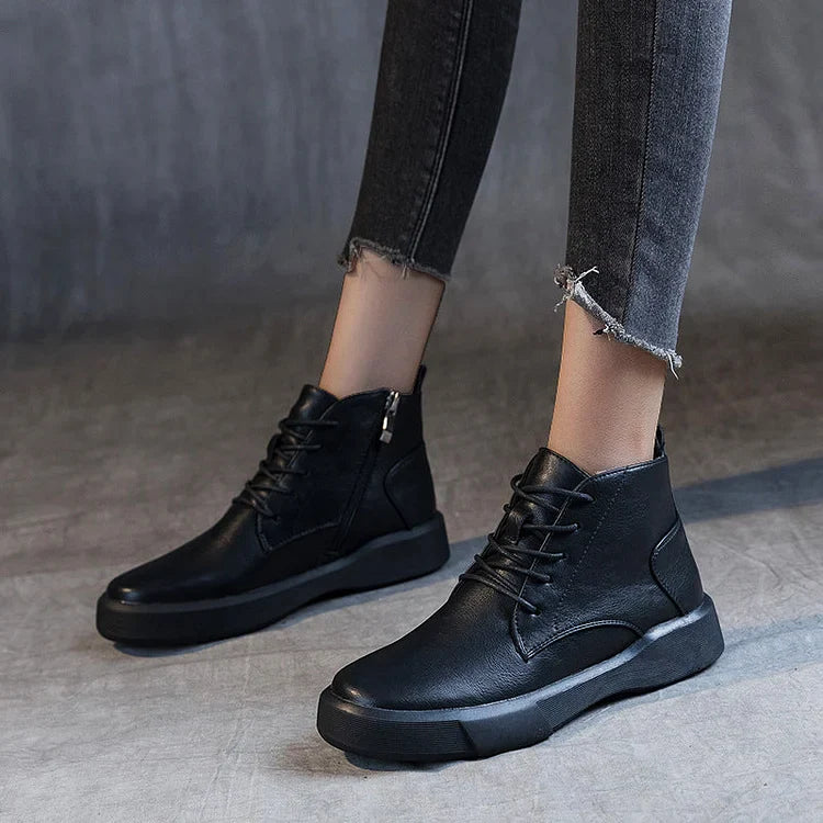 Velviro | Retro Warm Winter Ankle Boots for Women