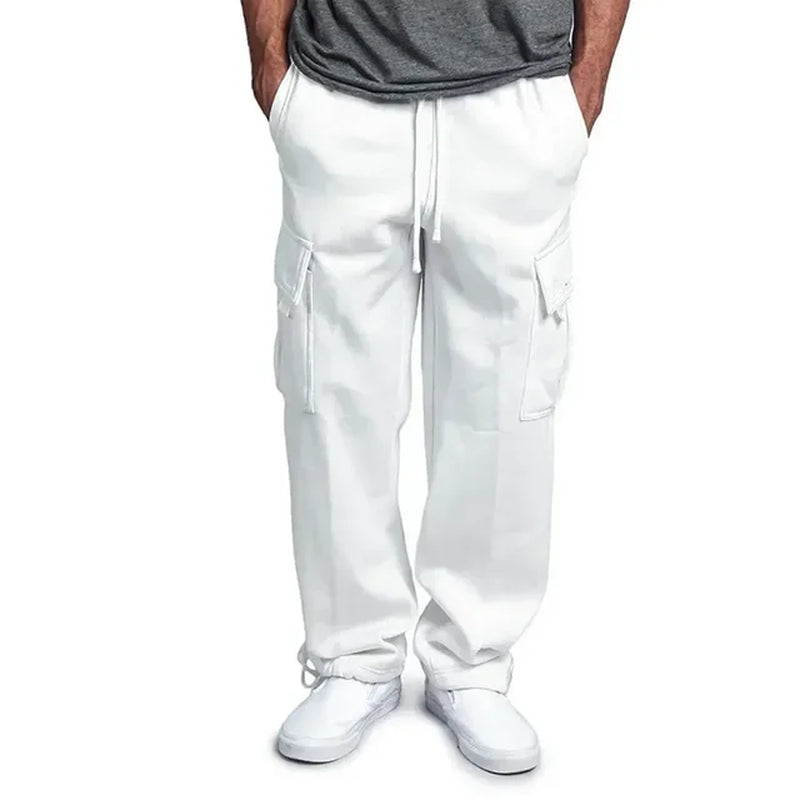 Ultimate Comfort Fleece Cargo Sweatpants for Men