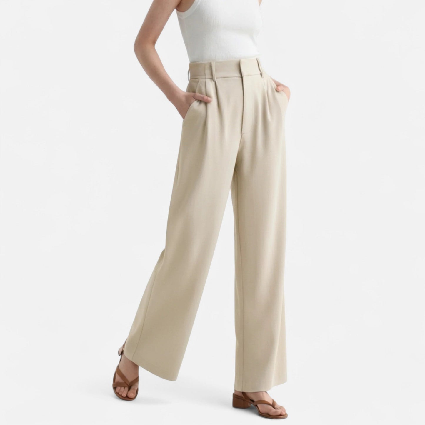 Ancient World | Women's High Waist Pants Timeless Elegance