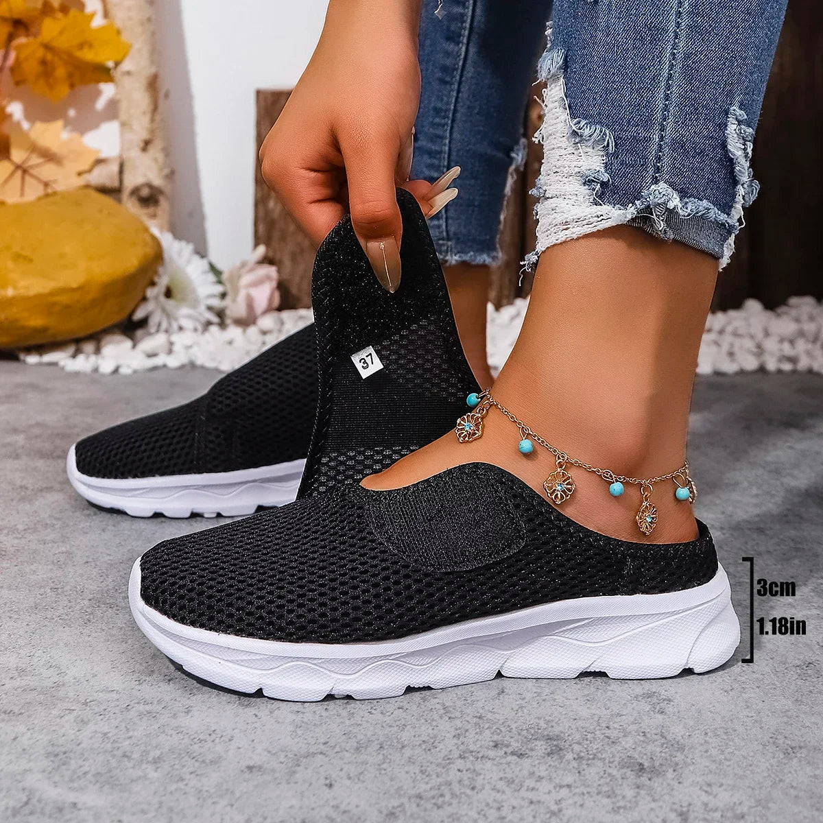 ComfoStep™ Wide Fit Half-Slippers for Swollen & Diabetic Feet