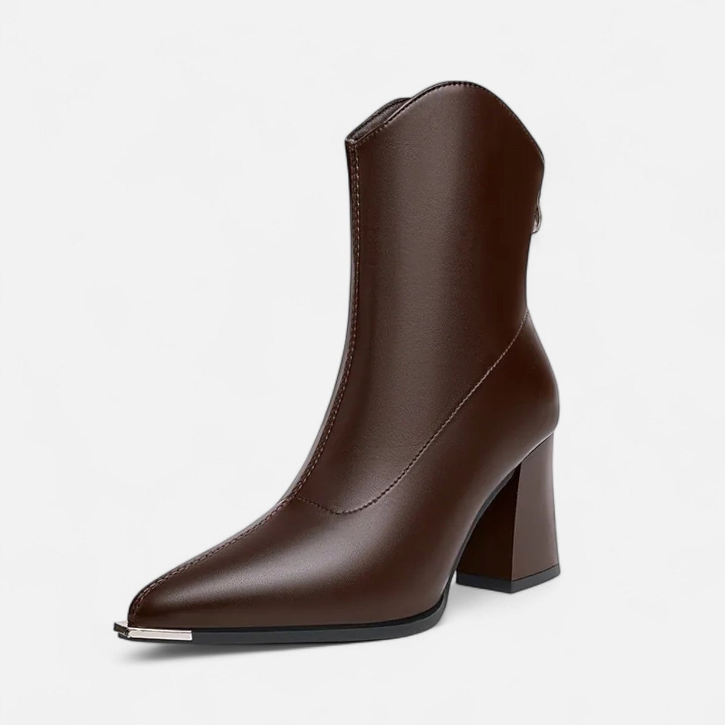 Ancient World | Women's Leather Chelsea Boots High Heel