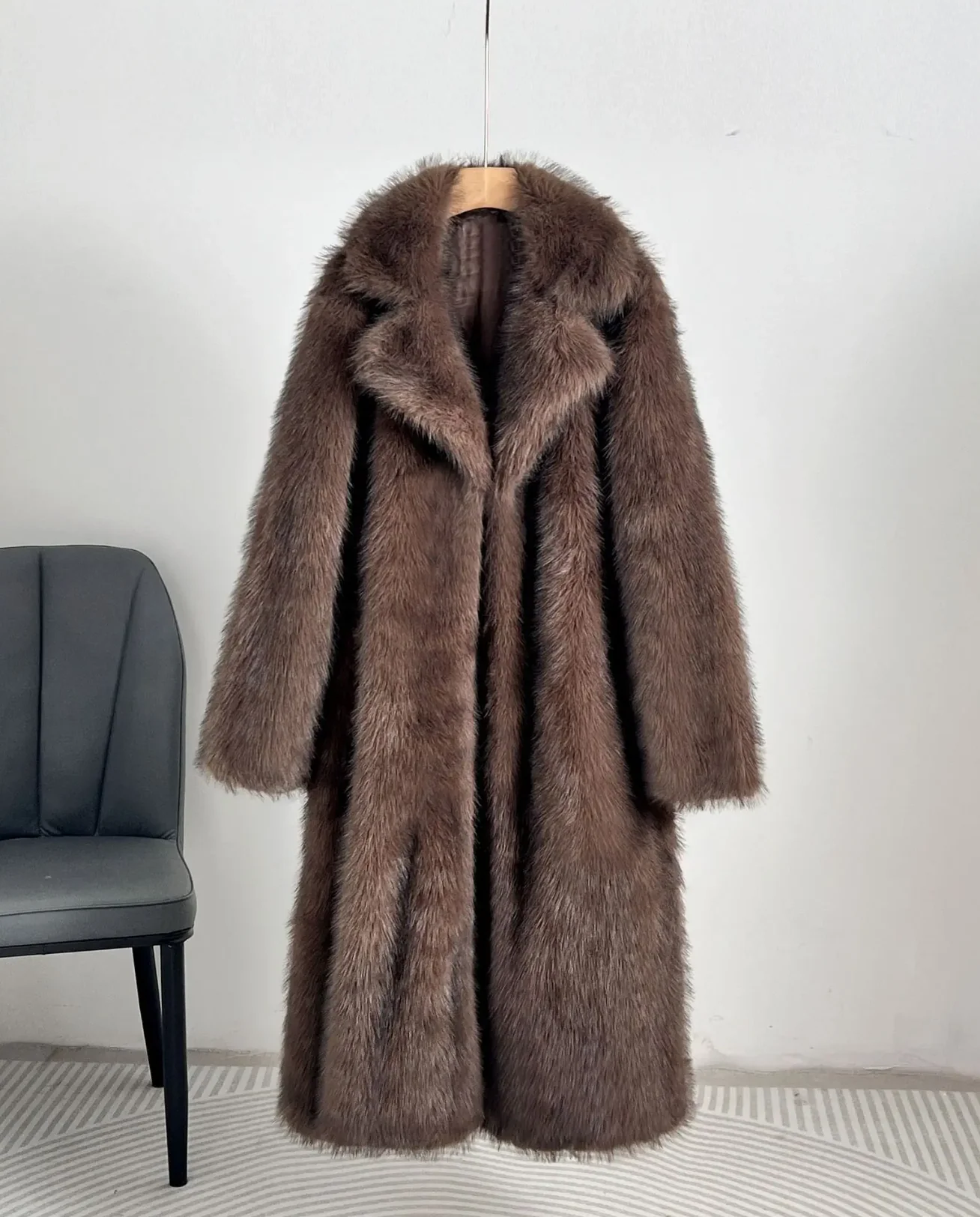 Women’s Oversized Fur Coat | Full Length