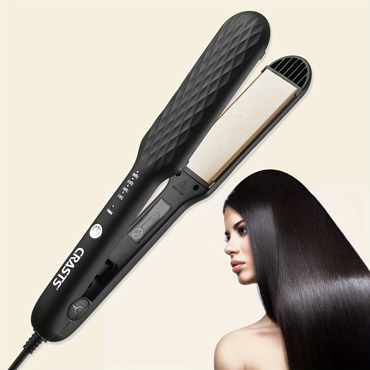 CRASTS™ – Straighten, Curl & Crimp with Adjustable Heat & LCD Control - TrendAura
