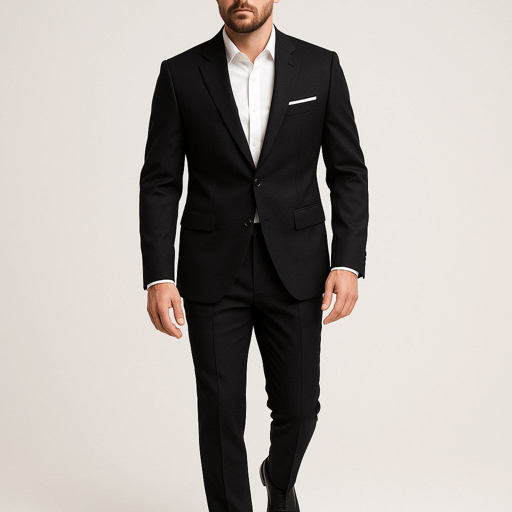 Stoneburry Men’s Tailored Suit Set – Classic Blazer & Trousers | Modern Formal Elegance