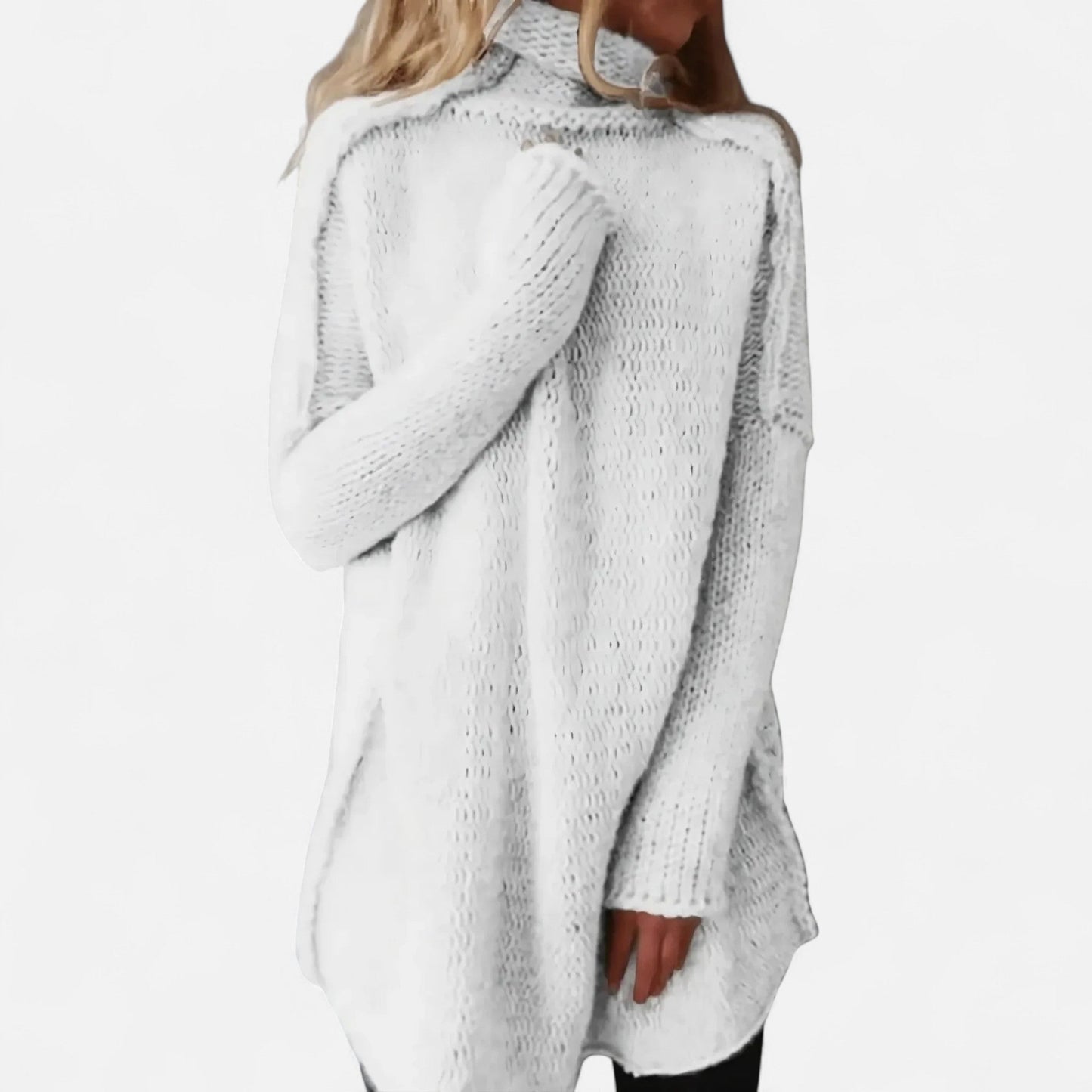 Ancient World | Women's Twisted Hand-Knitted Sweater in Premium Knitwear