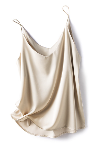 Adelheid | Sleeveless Silk Top for Women with Spaghetti Straps