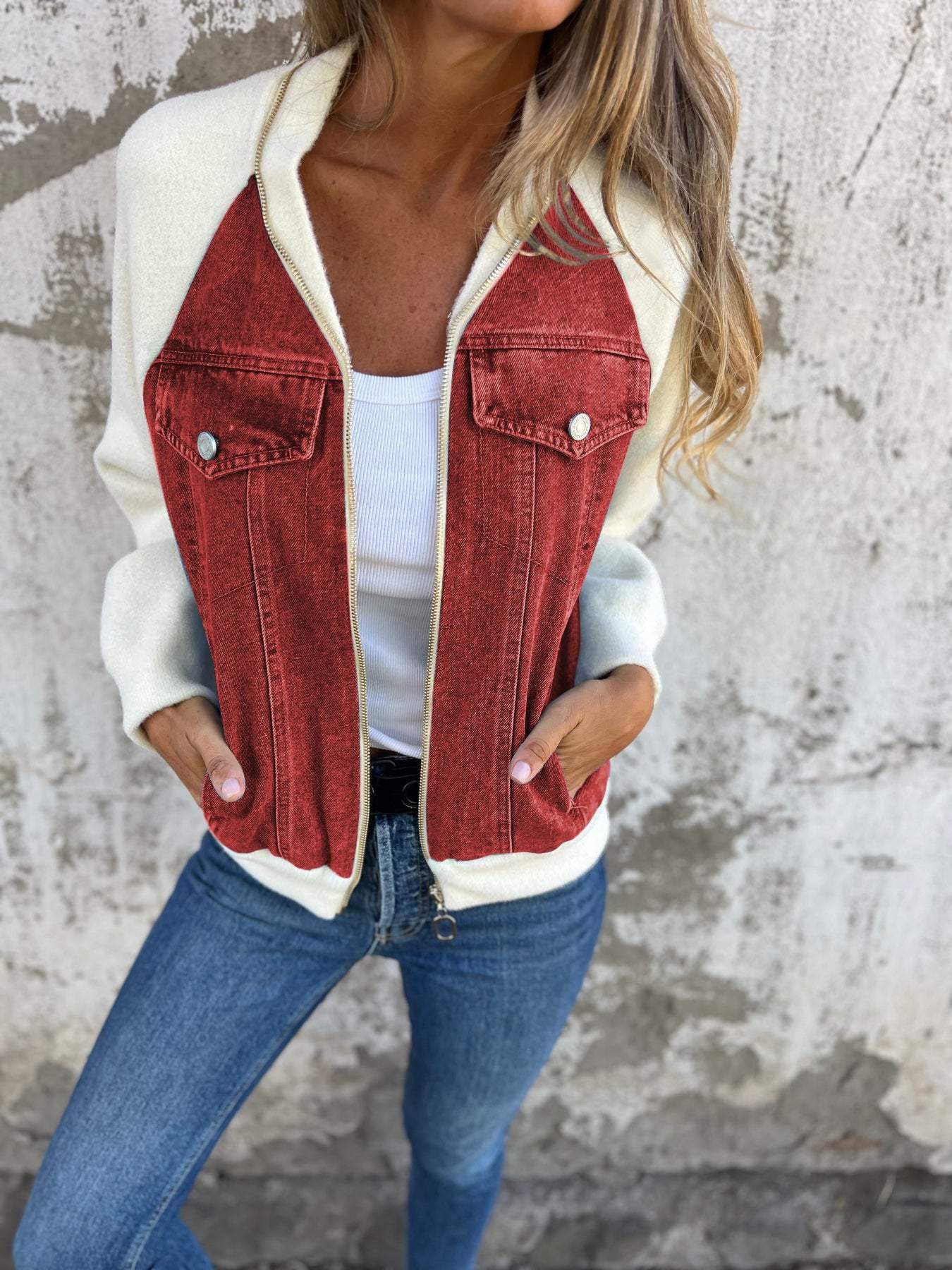Robin | Fashionable denim jacket for women