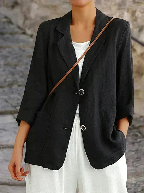 Women's Linen Blazer | Light and Elegant | Casual Chic