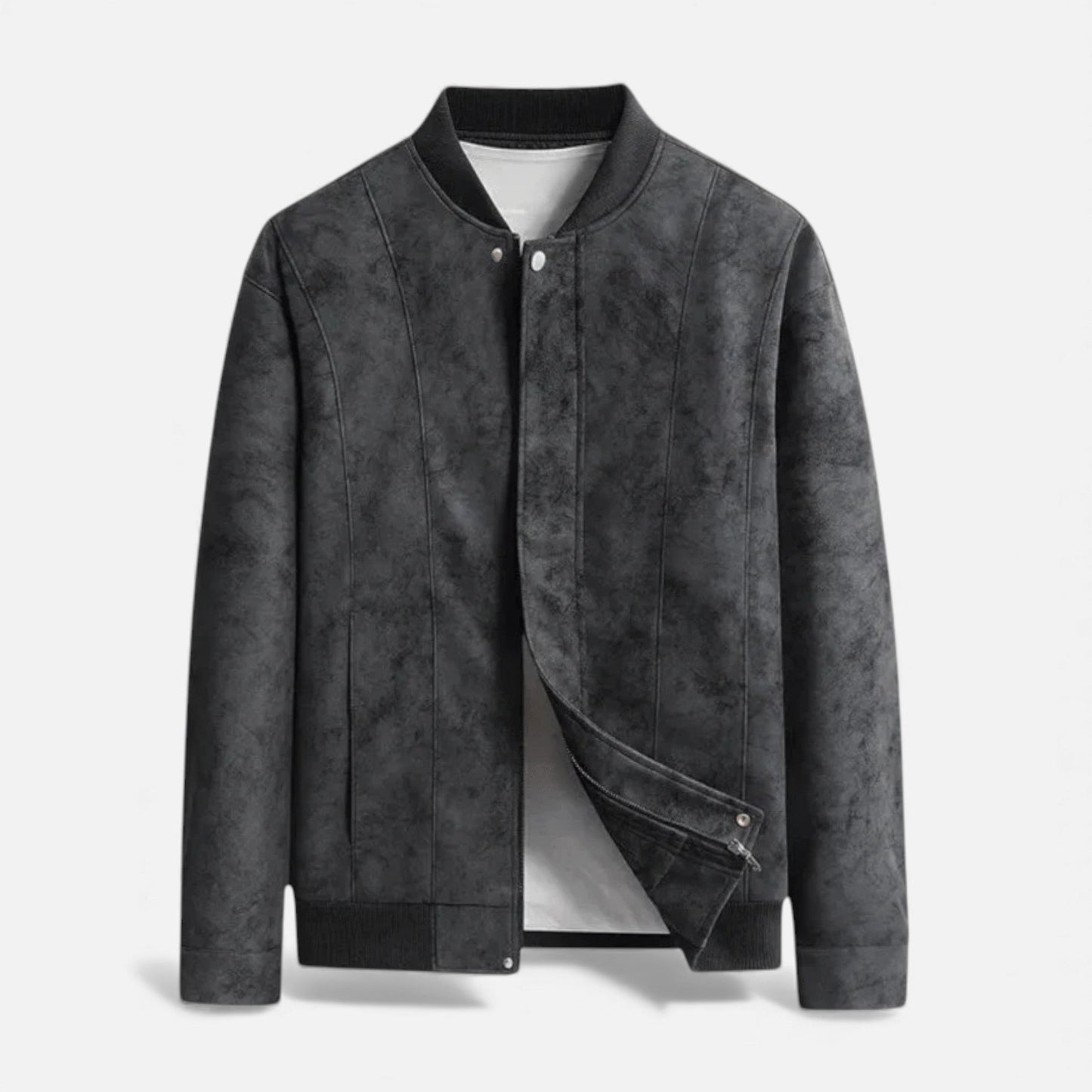 Ancient World | Men's Suede Bomber Jacket Style