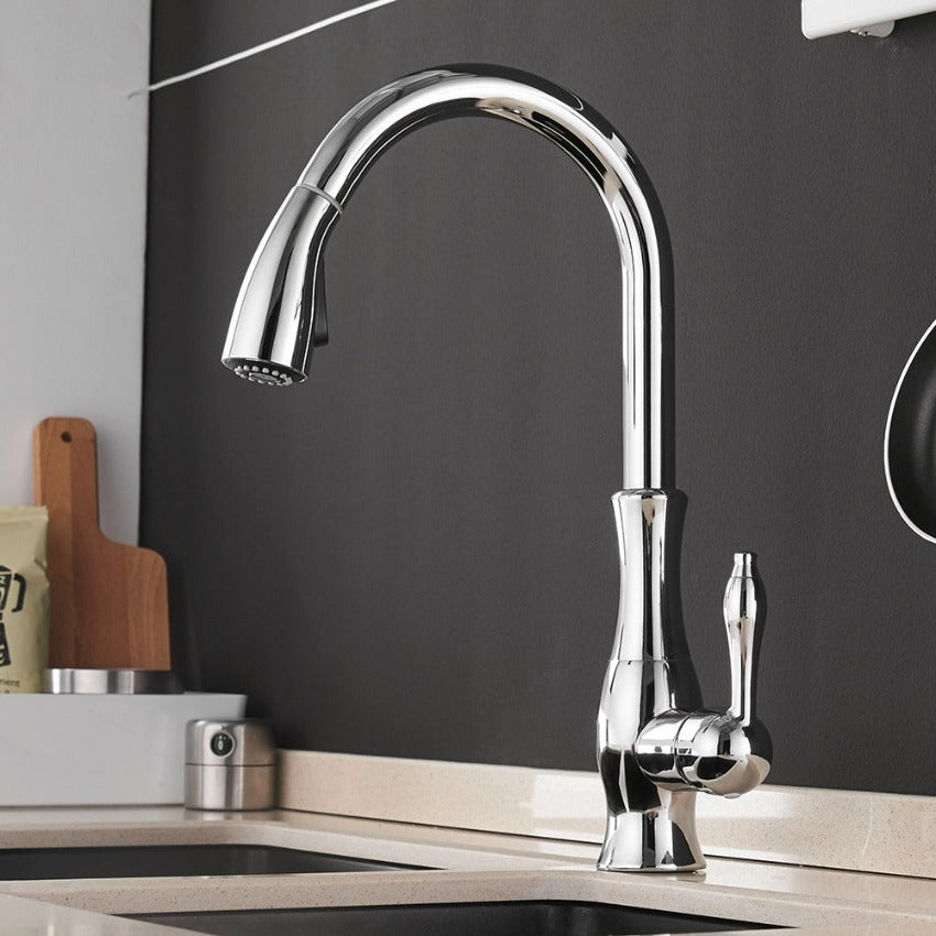 Anton - Extractable kitchen faucet