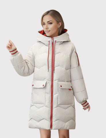 Women's Winter Puffer Jacket | Hood