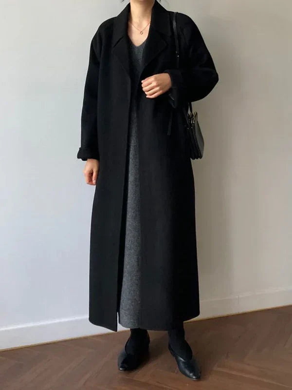 Talitha - Long wool coat for women