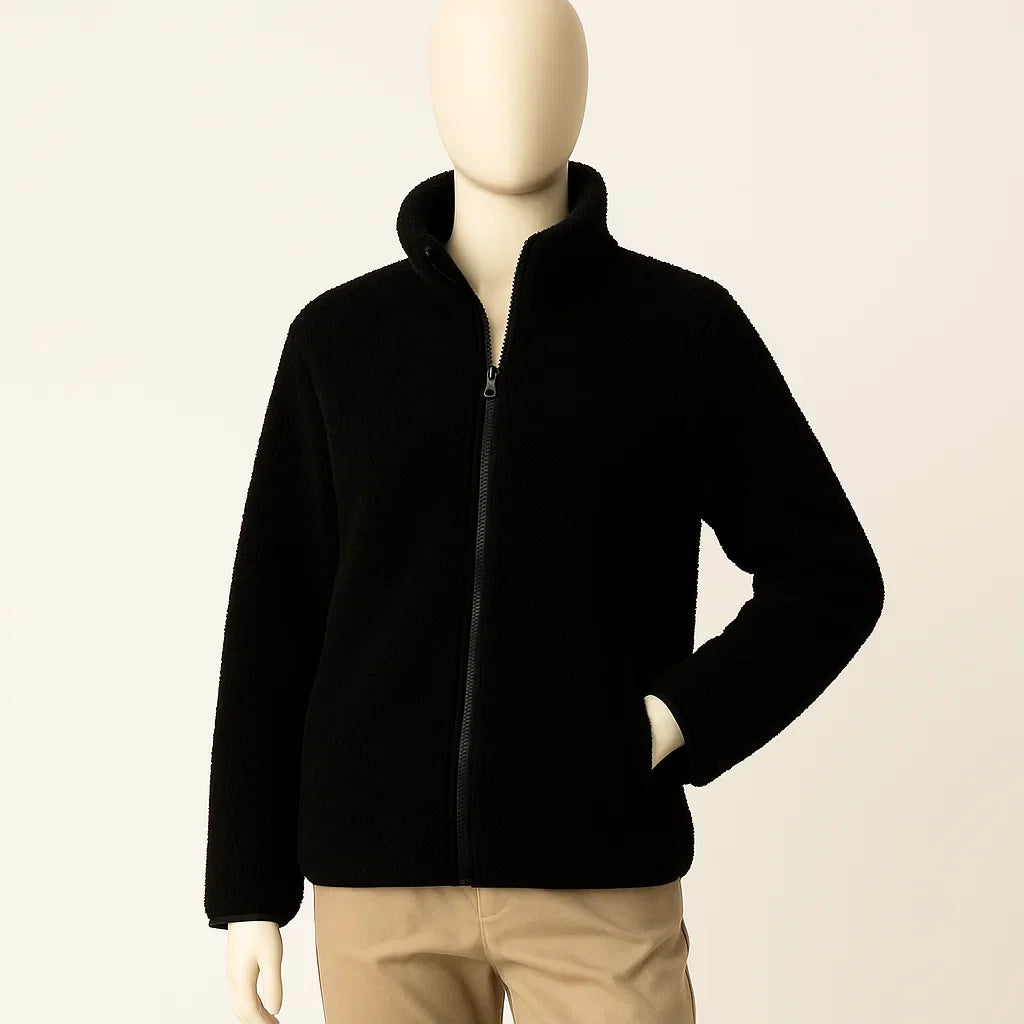 Hooded Winter Jacket | Zip-Up Coat