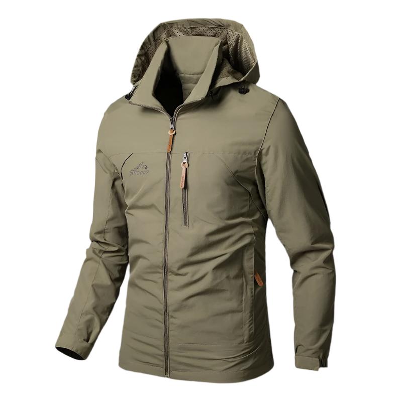 Waterproof and windproof jacket for men - Arvid