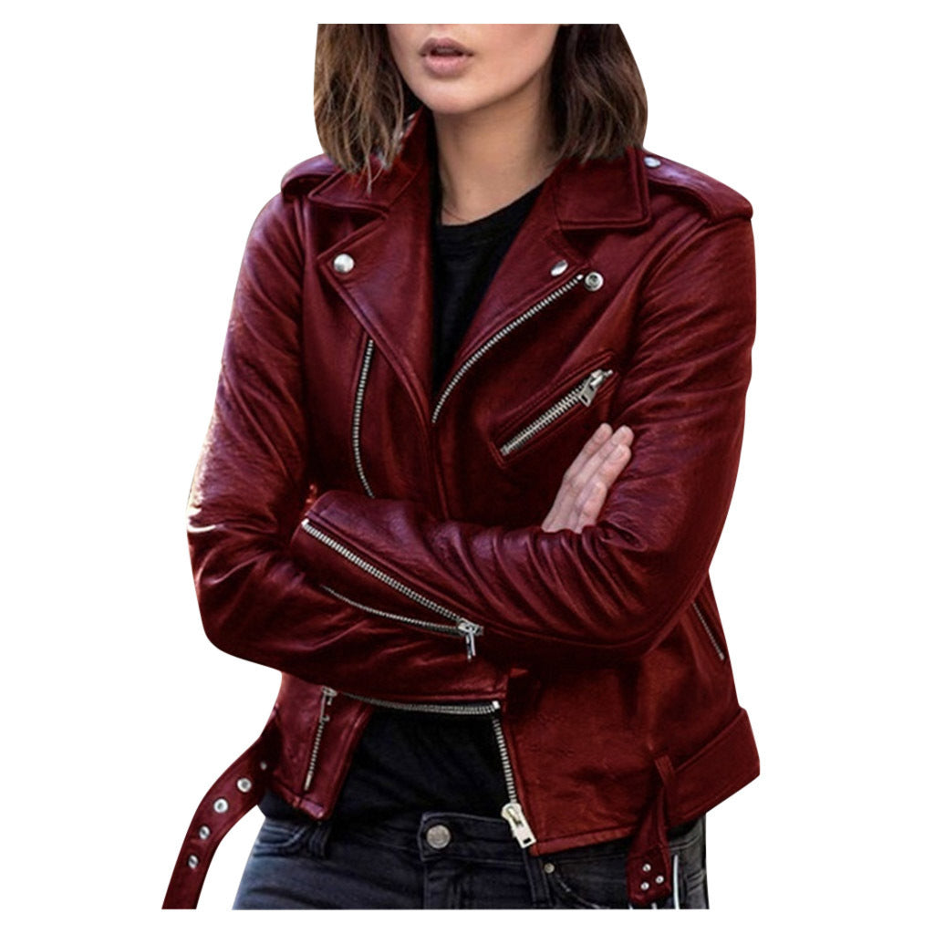 Women's Zipper Jacket | Biker Style