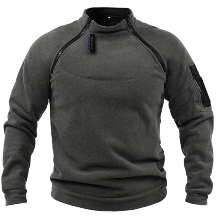 Eloura-Moda | Men's fleece hoodie with zipper