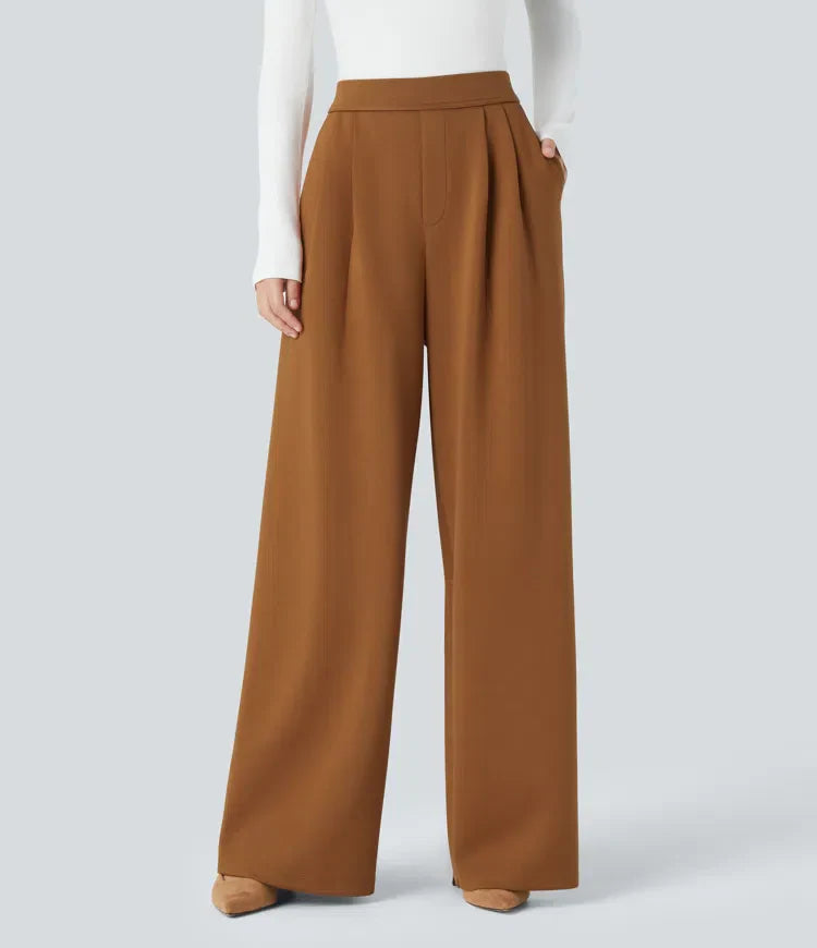 Marit High Waist Pants For Women Classic Elegant Fit With All Day Comfort Ideal For Office And Everyday Wear