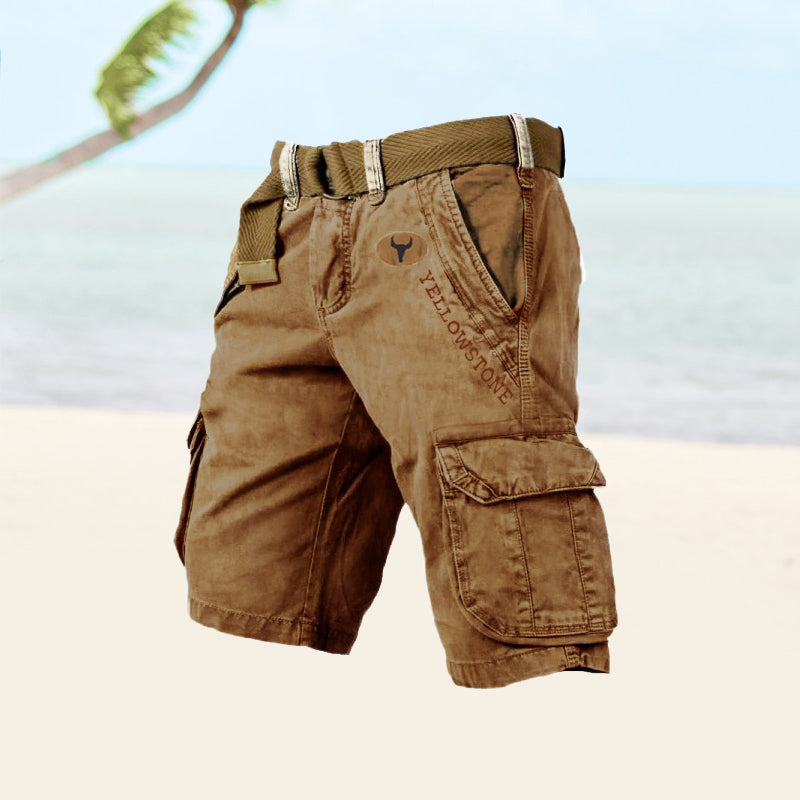 Men's Tactical Cargo Shorts Durable Utility Pockets For Outdoor Pros All Day Comfort
