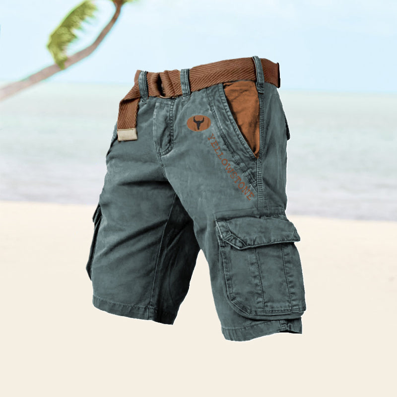 Men's Tactical Cargo Shorts Durable Utility Pockets For Outdoor Pros All Day Comfort