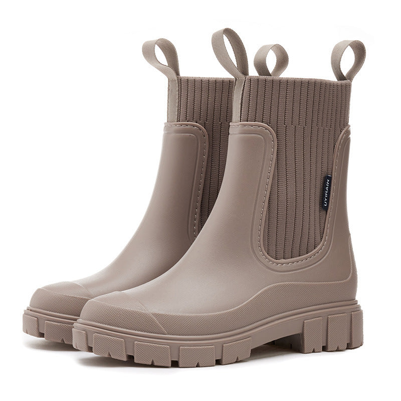 Eloura-Moda | Waterproof Rain Boots with Non-Slip Sole, Perfect for Rainy Weather