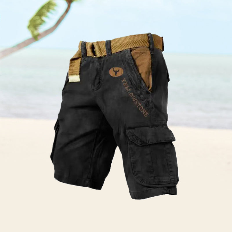 Men's Tactical Cargo Shorts Durable Utility Pockets For Outdoor Pros All Day Comfort