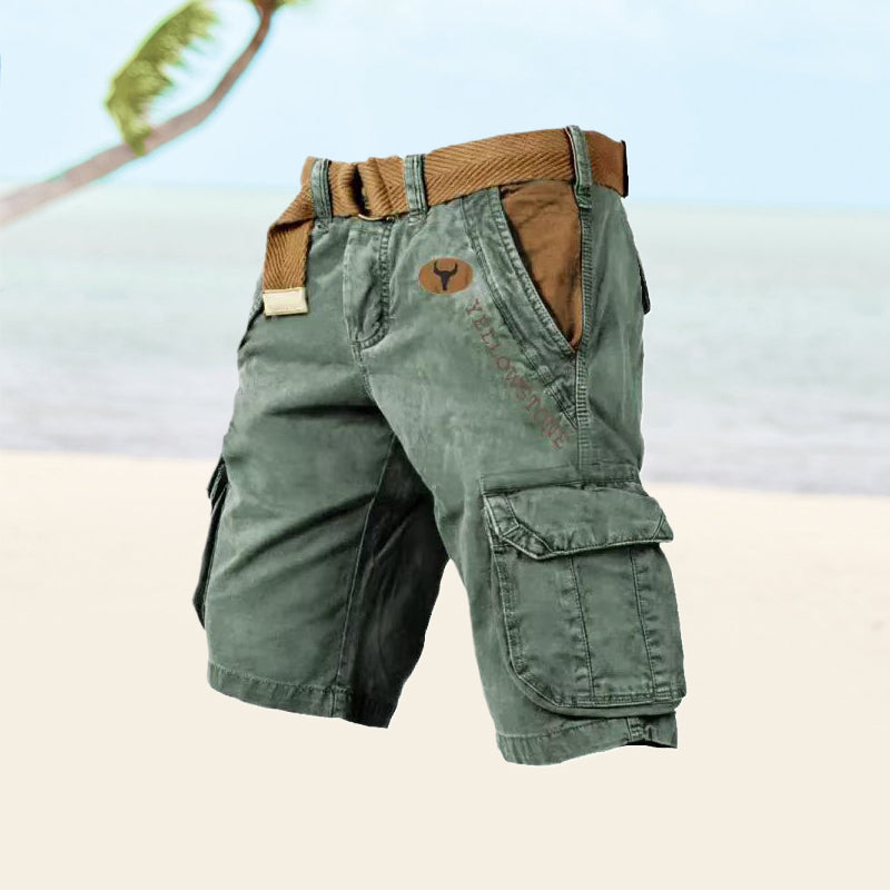 Men's Tactical Cargo Shorts Durable Utility Pockets For Outdoor Pros All Day Comfort