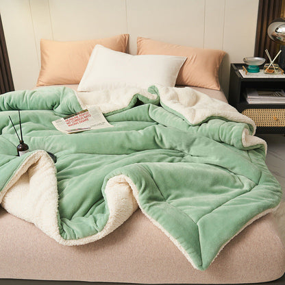 Sherpa Flannel Throw Blanket Dual Texture for Warm Comfort Ideal for Home Decor Lovers