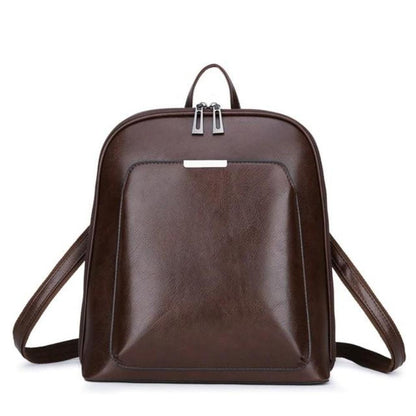 TrendAura Amanda Vegan Leather Backpack - Sleek Design, Spacious Interior, Adjustable Straps