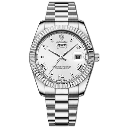Mens Luxury Quartz Watch Elegant Analog Dress For Business Professionals Timeless Versatile