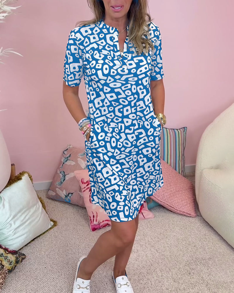 Daphne | Chic Summer Dress – Airy Silhouette and Deep Neckline