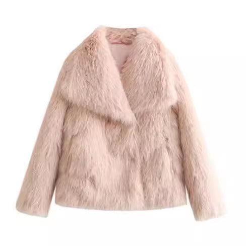 Thick Winter Coat For Casual Elegance Soft Spandex Blend Modern Cut Everyday Wear For Women