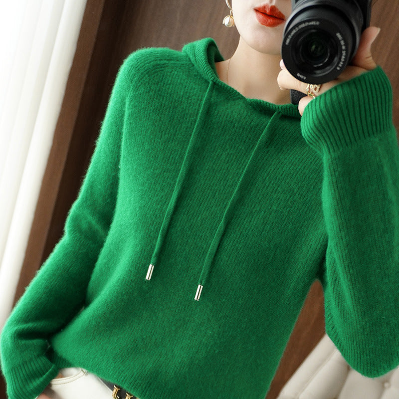 Maya Cashmere Hoodie Sweater For Women Luxurious Soft Warmth Premium Cashmere Blend Winter Essential