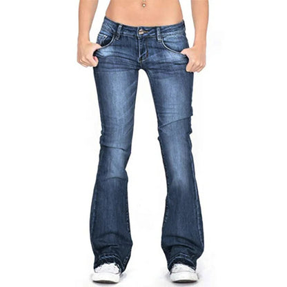Marina Flared Pants For Women Vintage Look With Elongated Silhouette And Trendy Charm