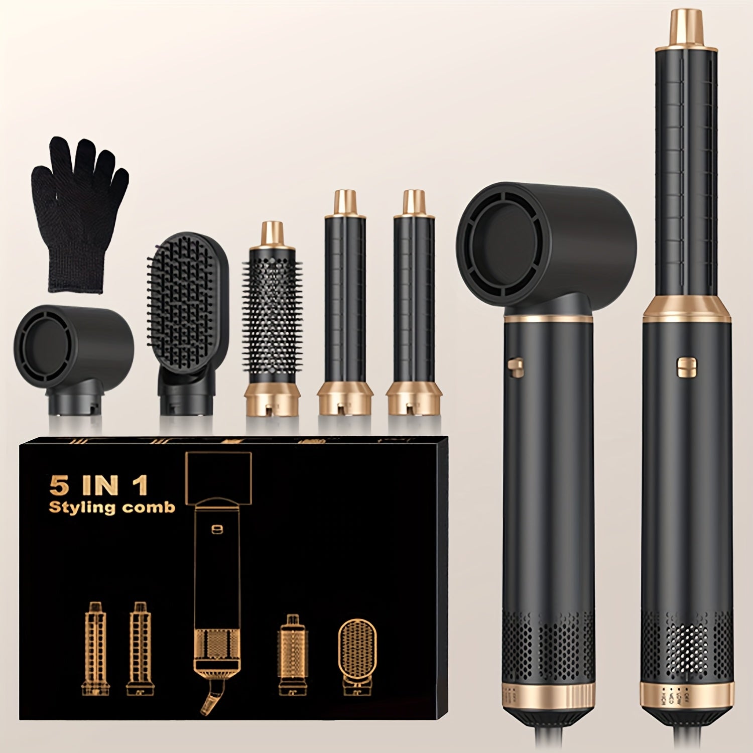 AUGUSDEA SilkForm™ Women’s 5-in-1 Hair Tool – Quick Drying, Curling & Volume - TrendAura